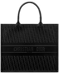 Dior - Oblique Tote Tasche Aus Leder - Lyst