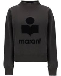 Isabel Marant - Moby Sweatshirt Met Ingekleef Logo - Lyst