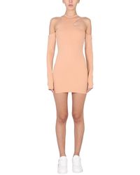 Off-White c/o Virgil Abloh - Asymmetric Mini Dress - Lyst