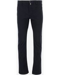 Jacob Cohen - Stretch Cotton Blend Trousers - Lyst