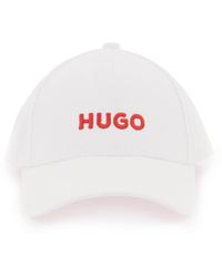 HUGO - Baseball Cap Met Geborduurd Logo - Lyst