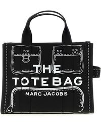 Marc Jacobs - 'the Trompe L'oeil Cargo Canvas Medium' Handtas - Lyst