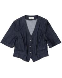 Officine Generale - Jackets Blue - Lyst