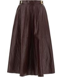 Elisabetta Franchi - Craquelé Skirt - Lyst
