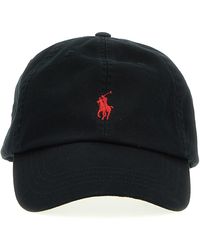 Polo Ralph Lauren - Gorra béisbol algodón negro algodón - Lyst
