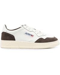 Autry - Leather Sneakers With Medalist Inserts - Lyst