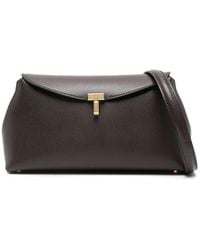 TOTEME - T-Lock Leather Clutch - Lyst