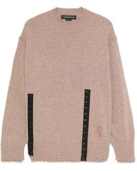 FEDERICO CINA - Corset Distressed Crewneck - Lyst