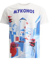 Mc2 Saint Barth - Mykonos Postkarte T -shirt - Lyst