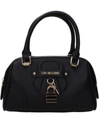 Love Moschino - Borse A Mano Donna Poliuretano Nero - Lyst