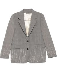 Golden Goose - Veste à simple boutonnage en laine - Lyst