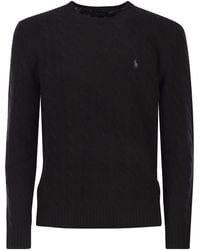 Polo Ralph Lauren - Wool And Cashmere Cable-Knit Sweater - Lyst