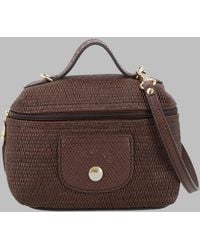 Longchamp - Mini Woven Top Handle Crossbody Bag - Lyst