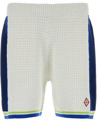 CASABLANCA - Crochet Shorts - Lyst