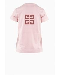 Givenchy - Camiseta Manga Corta Rosa - Lyst