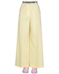 Stella McCartney - Wide Leg Trousers - Lyst