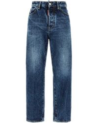 DSquared² - Straight High Rise Jeans - Lyst
