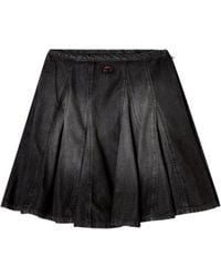 DIESEL - Denim Mini Skirt - Lyst