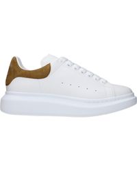 McQueen - Sneakers übergroße Männer Leder weiß/Labrador - Lyst