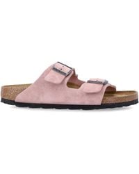 Birkenstock - Arizona Suede Sandals - Lyst