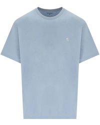 Carhartt - Camiseta de / Madison Frossed Blue - Lyst