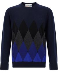 Ballantyne - Argyle Pattern Sweater Sweaters And Cardigans - Lyst