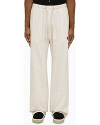 Palm Angels - Off Jogging Trousers With Monogram - Lyst