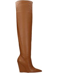 Stuart Weitzman - Stivali Saloon Donna Pelle Marrone/Caramello - Lyst