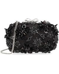 Self-Portrait - "Floral Crystal" Clutch Bag - Lyst