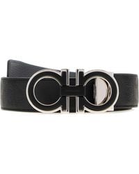 Ferragamo - Logo Buckle Reversible Belt - Lyst
