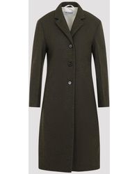 Jil Sander - Slim Straight Knee Lenght Coat - Lyst