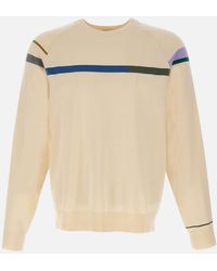 Paul Smith - Organic Cotton Sweater With Stripes - Lyst