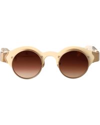 Matsuda - Round Sunglasses 10605 H.Sg.Bg Mw.Bg Mw - Lyst
