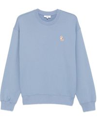 Maison Kitsuné - Maison Kitsune 'Standing Fox Cotton Sweatshirt - Lyst