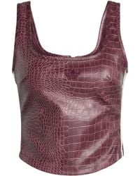 adidas - Pleather Corset - Lyst