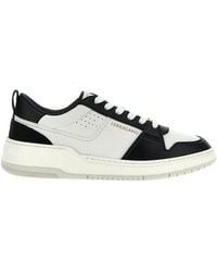 Ferragamo - Herren Low-Top-Sneaker Mit Gancini-Motiv Größe - Lyst