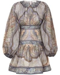 Zimmermann - Short Dresses - Lyst