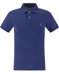 Polo Ralph Lauren - Slim Fit Pique Polo Shirt - Lyst