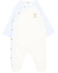 Versace - Bodysuit With Feet Jersey Str. + Jersey Str. Barocco Kids + Ric. Medusa - Lyst