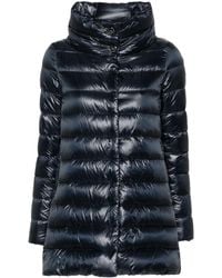 Herno - Funnel-neck Down Coat - Lyst