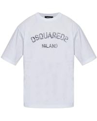 DSquared² - T Shirts En Polos Wit - Lyst