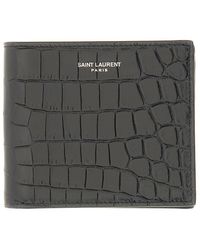 Saint Laurent - Bifold Wallet - Lyst