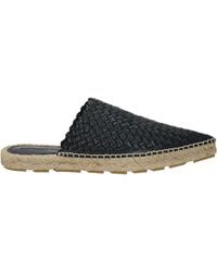 Bottega Veneta - Slippers And Clogs/Ink Leather - Lyst