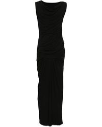 Entire studios - Vestido drapeado de - Lyst