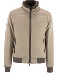 Moorer - Bellati LS9 Bomber à veste en laine et en cachemire - Lyst