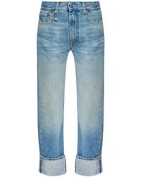 R13 - Cuffed Romeo Jean - Lyst