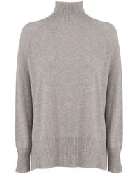 Kangra Cashmere - Collo Cratere Manica Raglan Con Spacchi - Lyst