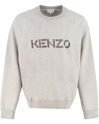 KENZO - Wool Logo Sweater - Lyst