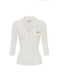 Elisabetta Franchi - Elisabetta Franchi Ivory - Lyst