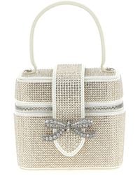 Self-Portrait - Self -Porträt 'Satin -Strass -Eitelkeitsfall' Handtasche - Lyst